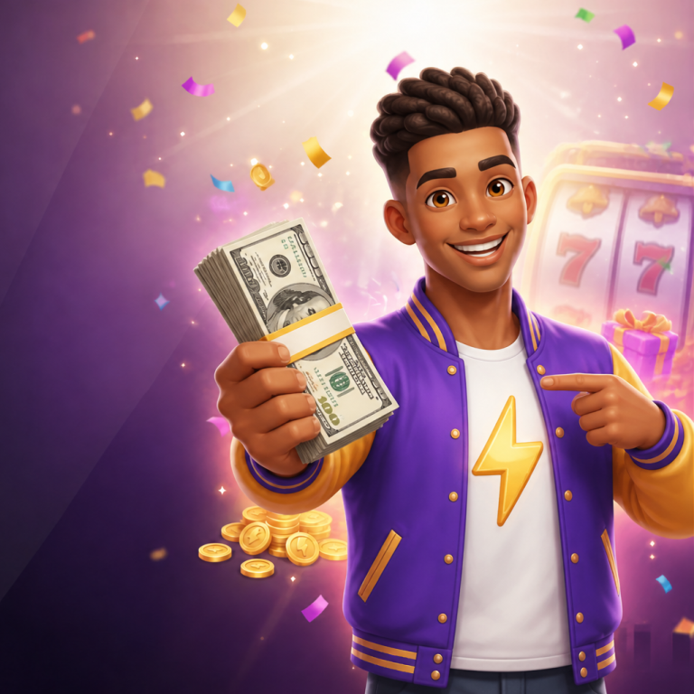 Coin packages and Sweeps Coins redemption screen